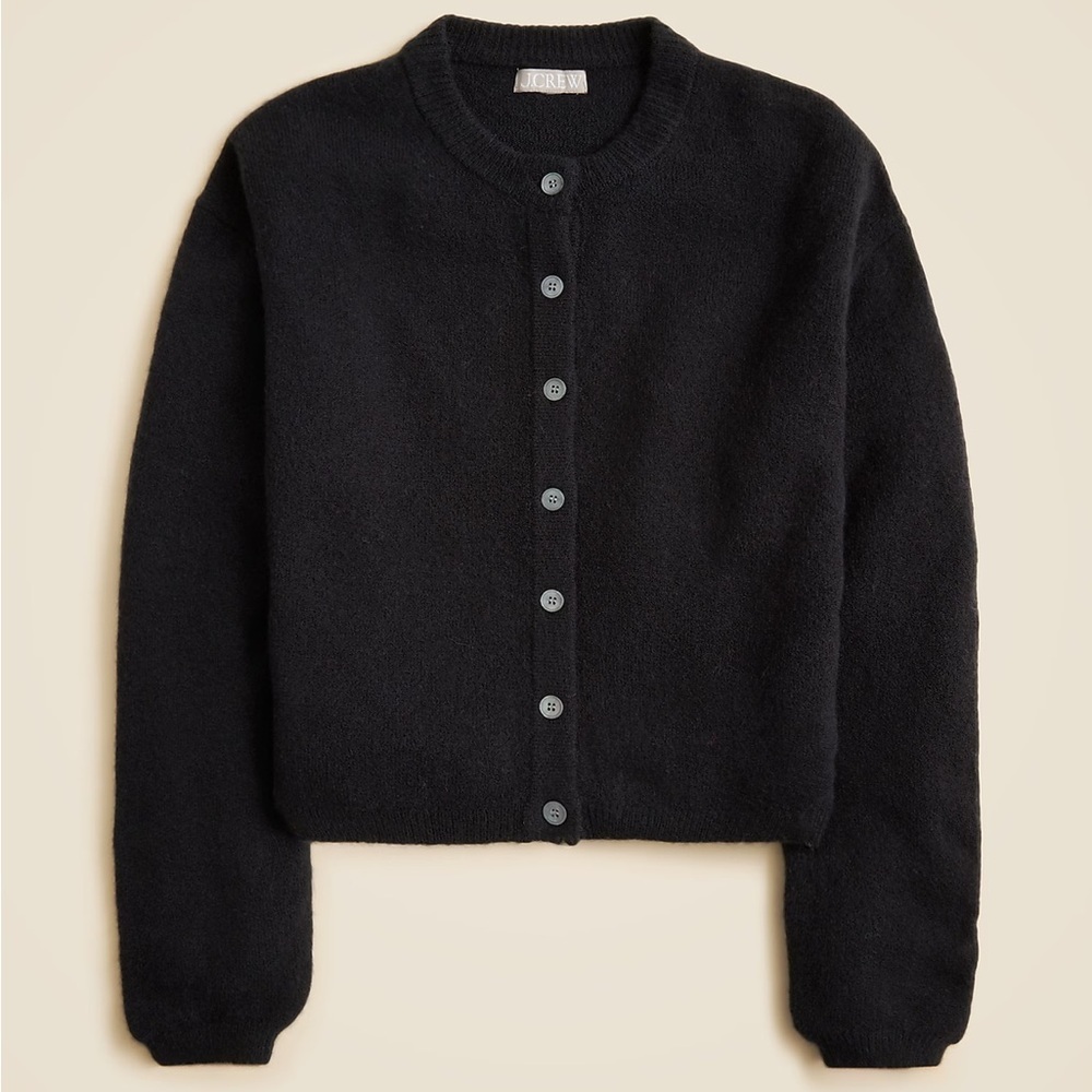 J crew Supersoft bubble-hem cardigan - Picture 2 of 6